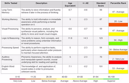 Cognitive Assessment